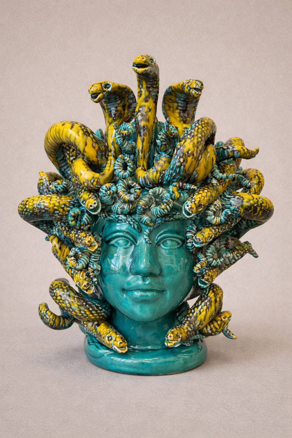 Testa di Moro "Medusa" H40 - immagine 3