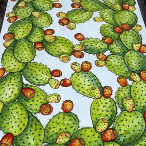 Tavolo con decoro Cactus