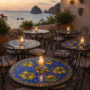 Tavolo con decoro Limoni