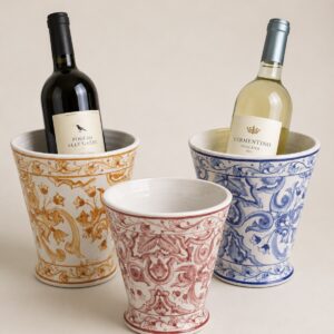 Secchiello Porta Vino Decori Vari