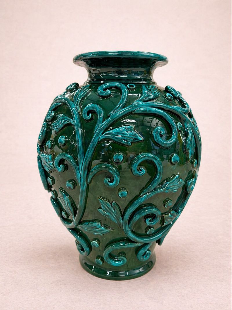 Vaso con Applicazioni Barocche